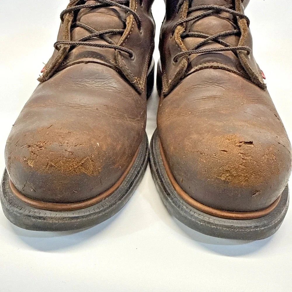 Red Wing 400 Boots Mens Size 10.5 B Narrow Brown Soft Toe Waterproof